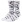 Huf Κάλτσες Barbed Wire Crew Socks